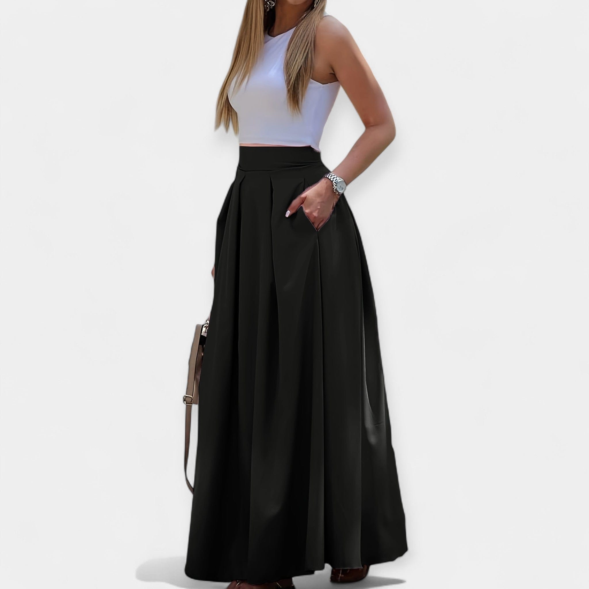 Jana | Fustă midi elegantă