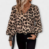 Jadranka | Bluza cu imprimeu de leopard stilizat