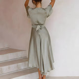 Elina | Rochie midi cu detaliu sub formă de nod