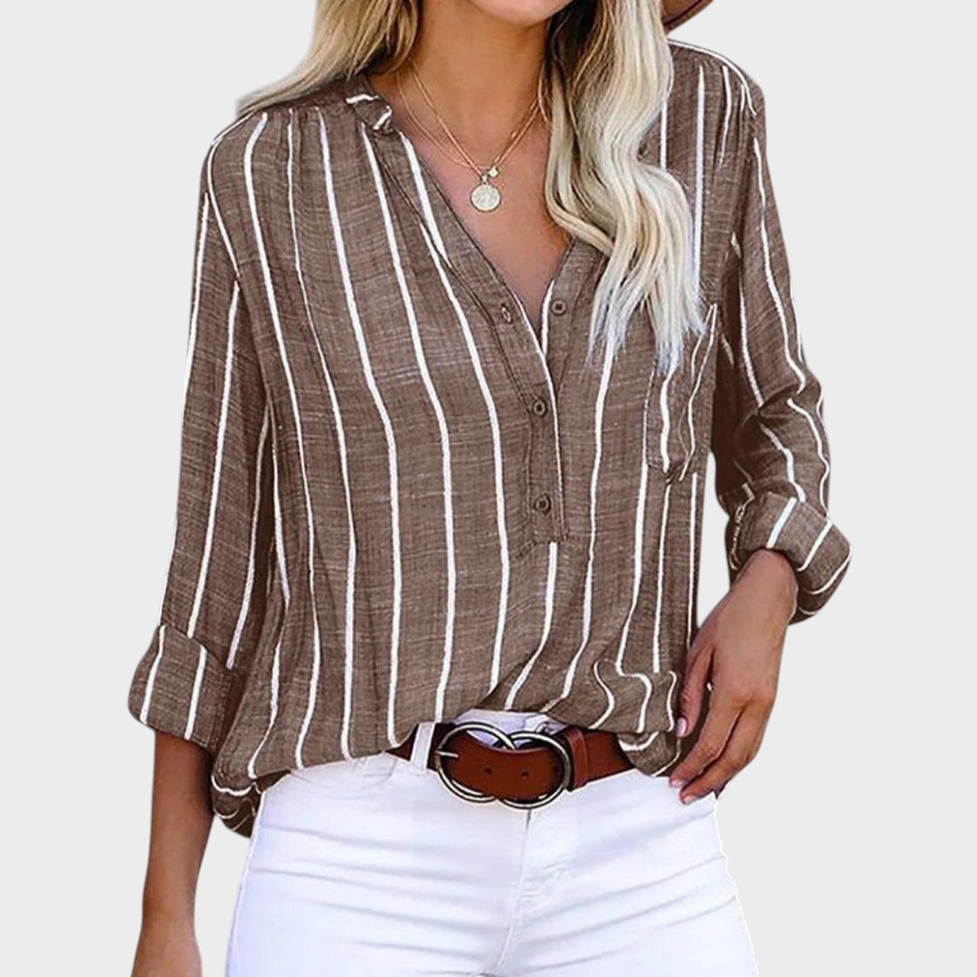 Débora | Tricou cu dungi din Käsi