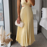 Alina – Rochie Midi de Damă Elegantă Plissată