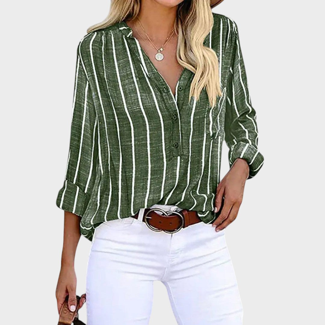 Débora | Tricou cu dungi din Käsi