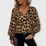 Jadranka | Bluza cu imprimeu de leopard stilizat
