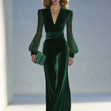 Gunta | Jumpsuit Elegant din Material Catifelat