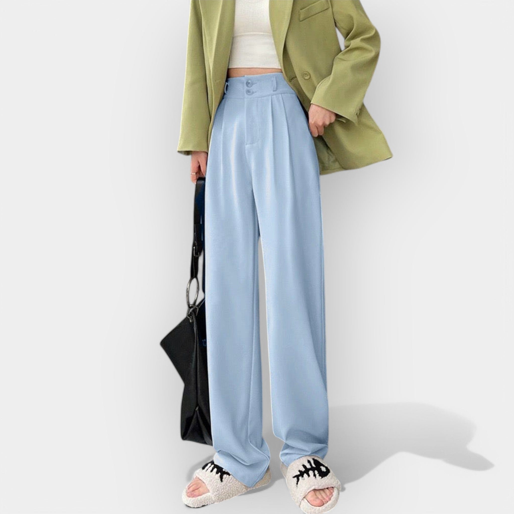Jade | Pantaloni largi în stil coreean