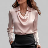 Theresa | Bluza elegantă din satin pentru femei