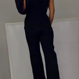 Ines - Salopetă Modernă cu Pantaloni Largi