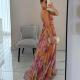 Madeline | Rochie lungă cu flori care emană eleganță fără efort