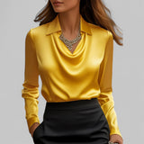 Theresa | Bluza elegantă din satin pentru femei