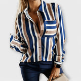 Emilia | Bluza albastră cu croială liberă