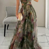 Madeline | Rochie Lungă Florală Care Radiază Eleganță Fără Efort