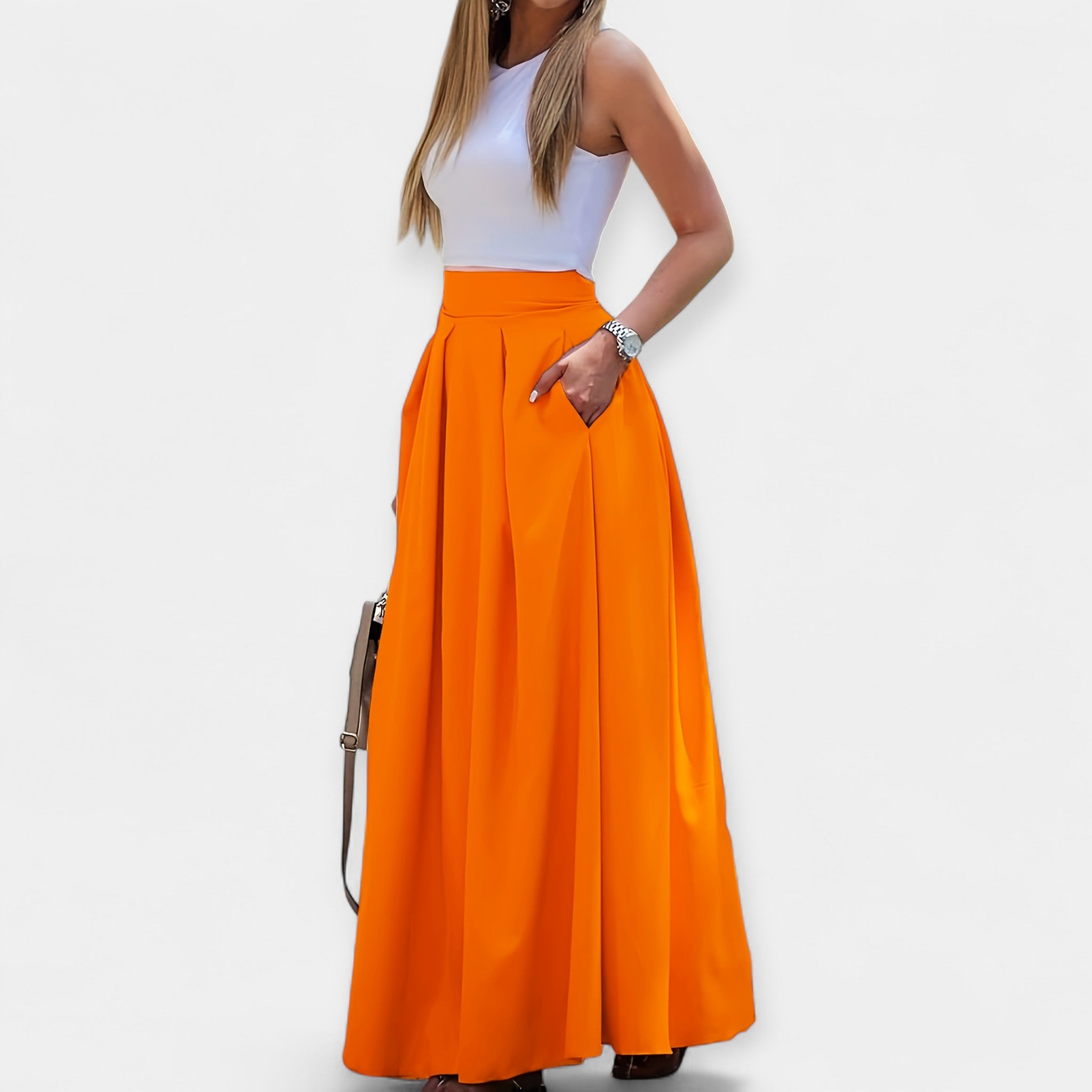 Elodie | Fustă midi elegantă