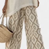 Eduarda | Set elegant boho cu costum lung și brand