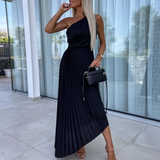 Celeste – Rochie Maxi Elegantă cu Un Umăr