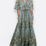 Romi | Rochie maxi elegantă cu flori