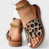 Tareyja | Divkrāsainas leoparda raksta sandales