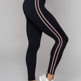 Ene | Leggings fără cusături cu detalii din tub și talie foarte înaltă
