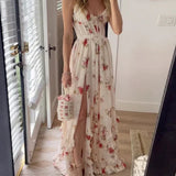 Sónia | Rochie midi cu imprimeu floral
