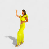 Lucía | Rochie flamenco neon