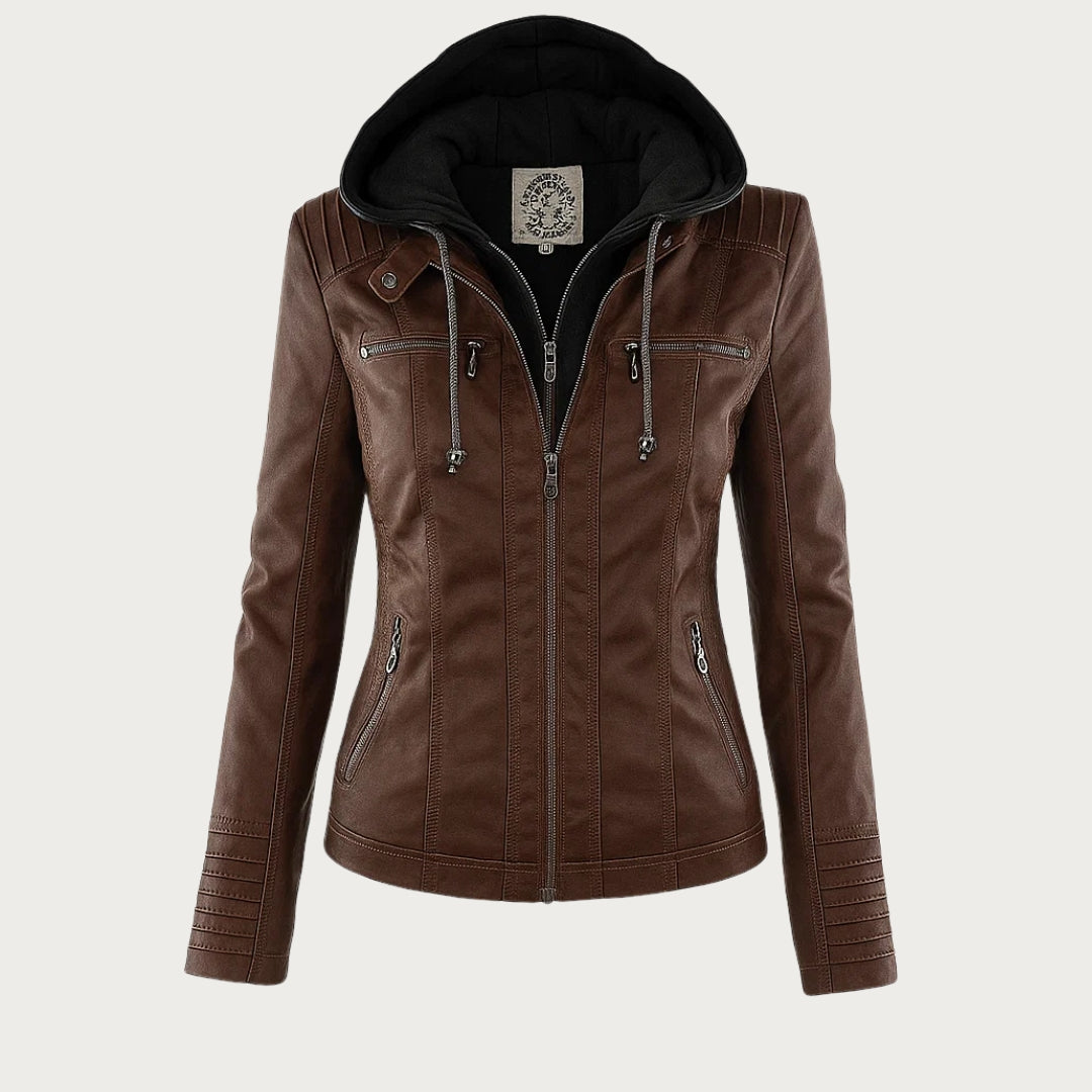 Tatiana – Jachetă Biker din Eco-Piele