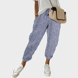 Helga | Pantaloni din in eleganți pentru timpul liber