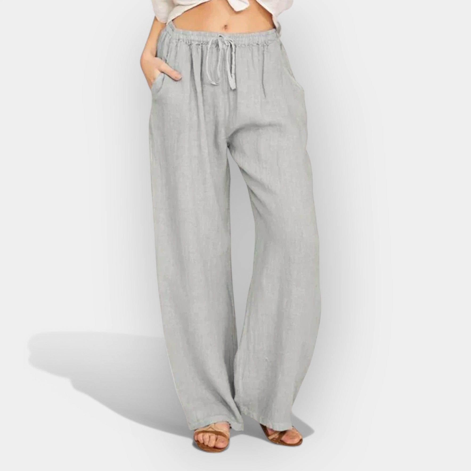 Ivana | Pantaloni de vară din in ușor