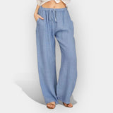 Ivana | Pantaloni de vară din in ușor