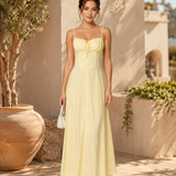 Rochie Corset Galben Lămâie