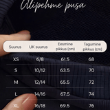 Külli | Rochie lungă, călduroasă, de culoare albastru închis, cu glugă