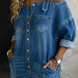 Sophia | Rochie Denim Unică de la Õlavarrelt