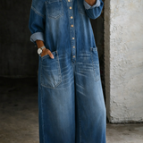Sophia | Rochie Denim Unică de la Õlavarrelt