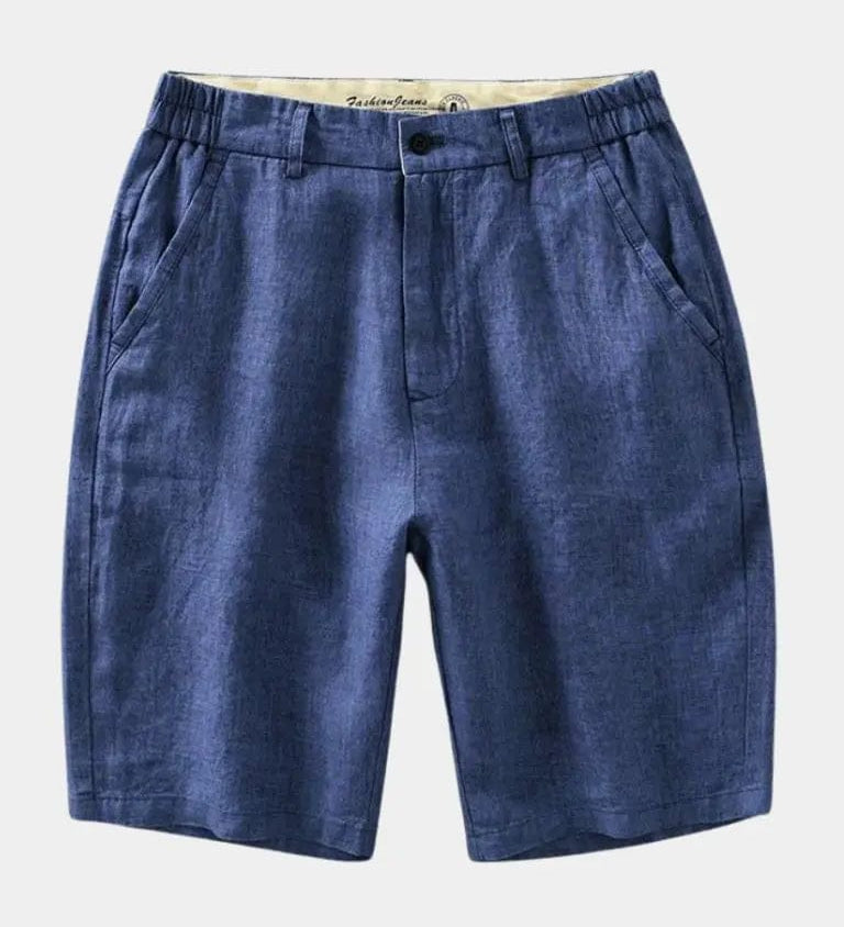 Felix™ | Lino zilie šorti Horizont