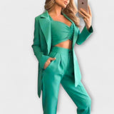 Selina | Set de Blazer în 3 Piese