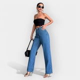 Anaïs | Șorturi din denim cu talie înaltă