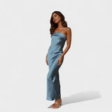 Carmen | Rochie din satin fără bretele