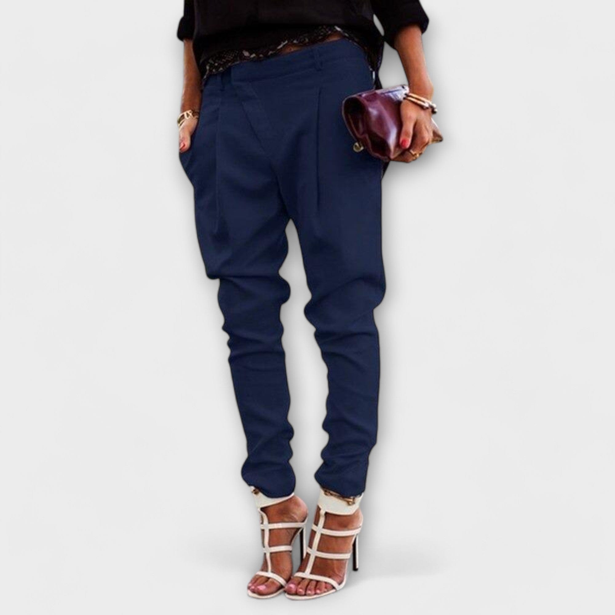 Mira | Pantaloni Eleganți cu Talie Înaltă
