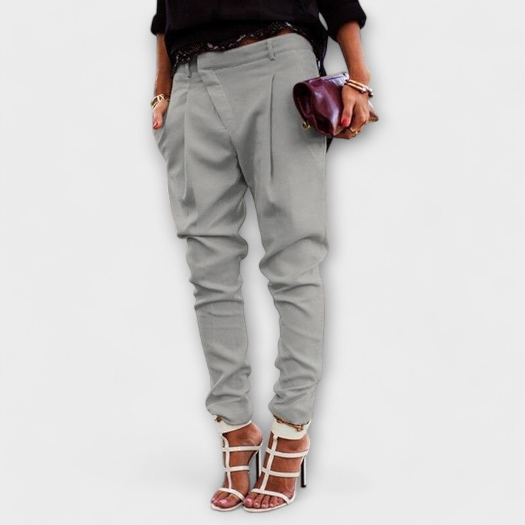 Mira | Pantaloni Eleganți cu Talie Înaltă