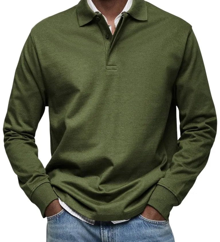 MOHR® | Grezns polo krekls ar garām piedurknēm