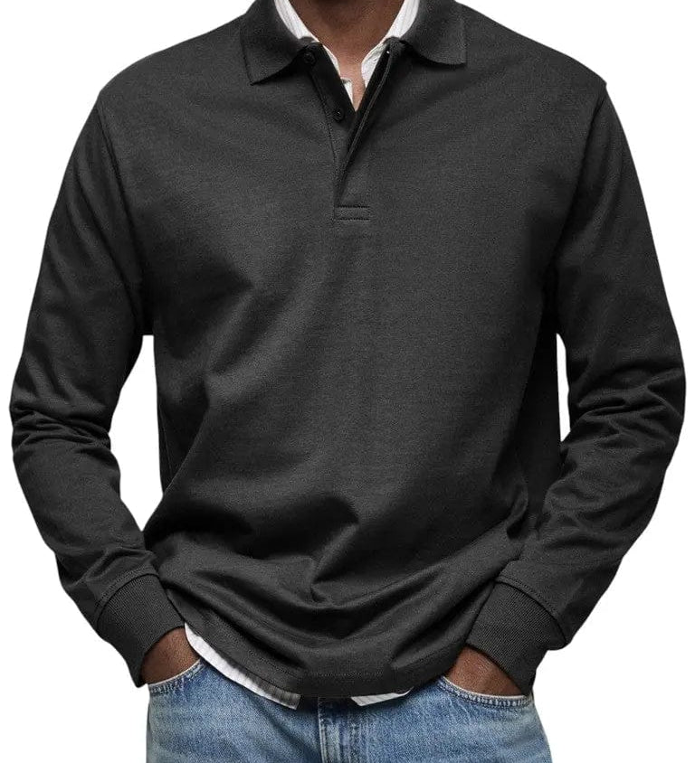 MOHR® | Grezns polo krekls ar garām piedurknēm