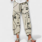 Nahia | Pantaloni din in