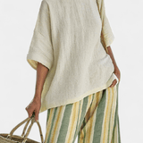 Olivia | Set Elegant Oliv Verde Bambus și In
