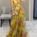 Madeline | Rochie Lungă Florală Care Radiază Eleganță Fără Efort