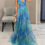 Madeline | Rochie lungă cu flori care emană eleganță fără efort