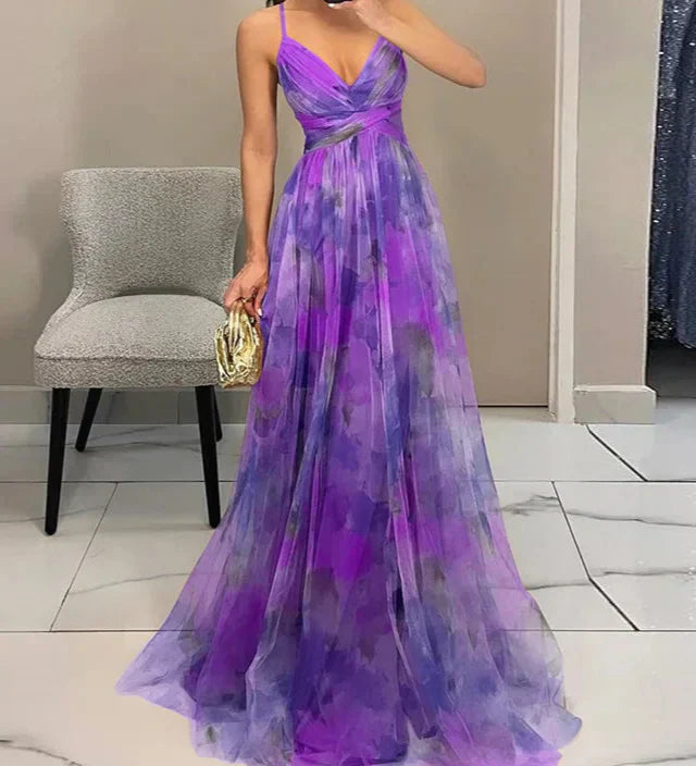 Madeline | Rochie Lungă Florală Care Radiază Eleganță Fără Efort