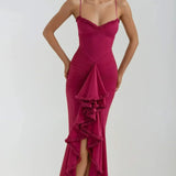 Chloe™ | Rochie din plasă galbenă