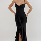 Chloe™ | Rochie din plasă galbenă
