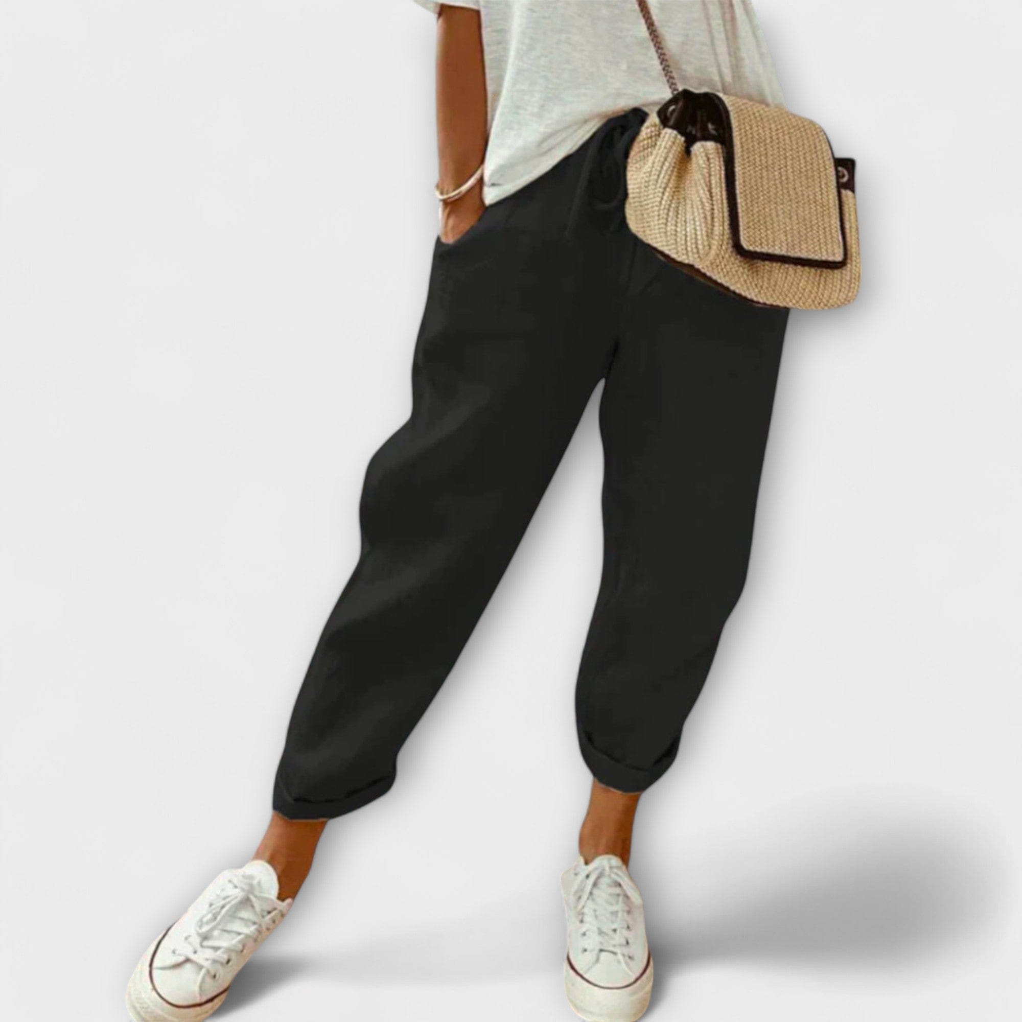 Bibi | Pantaloni din in ușori și confortabili