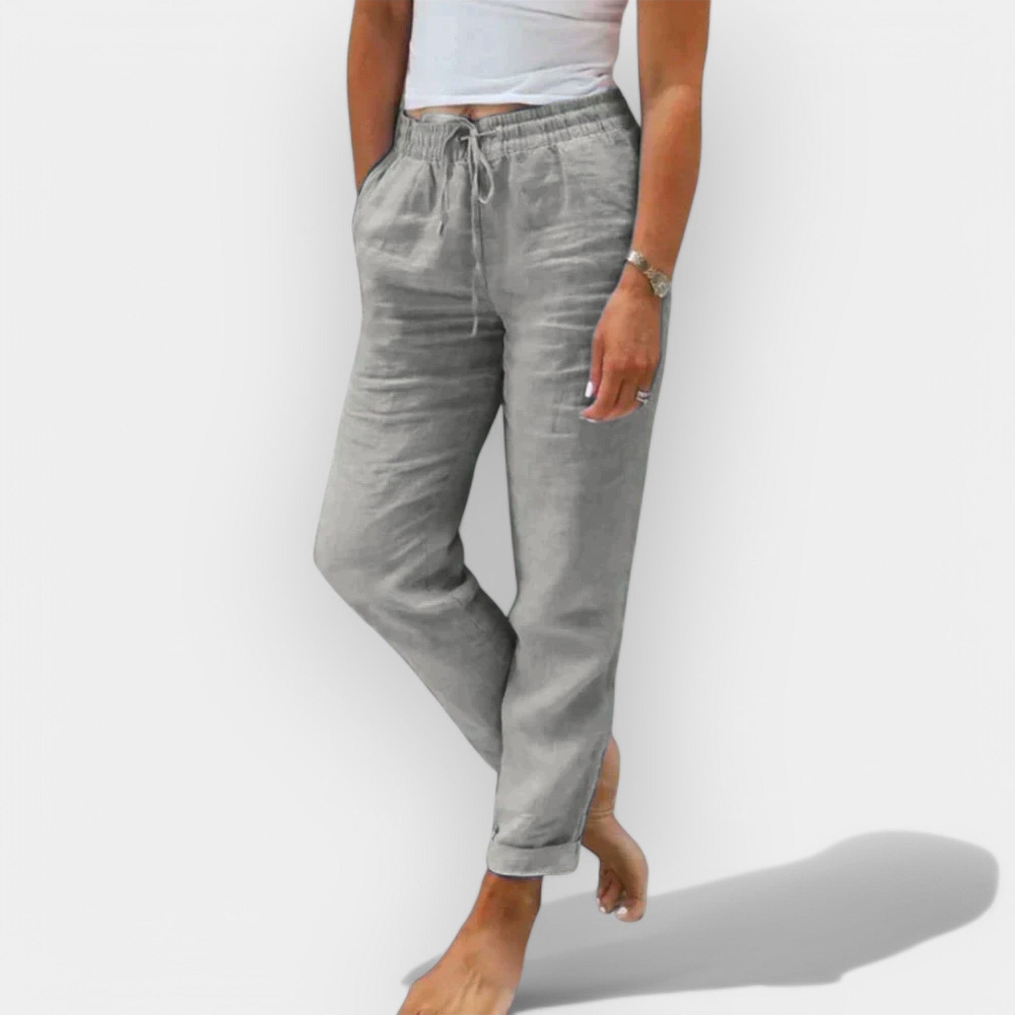 Diana | Pantaloni de vară din in