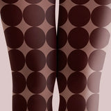 Viken | Leggings Melard cu puncte colorate