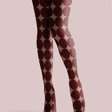 Viken | Leggings Melard cu puncte colorate